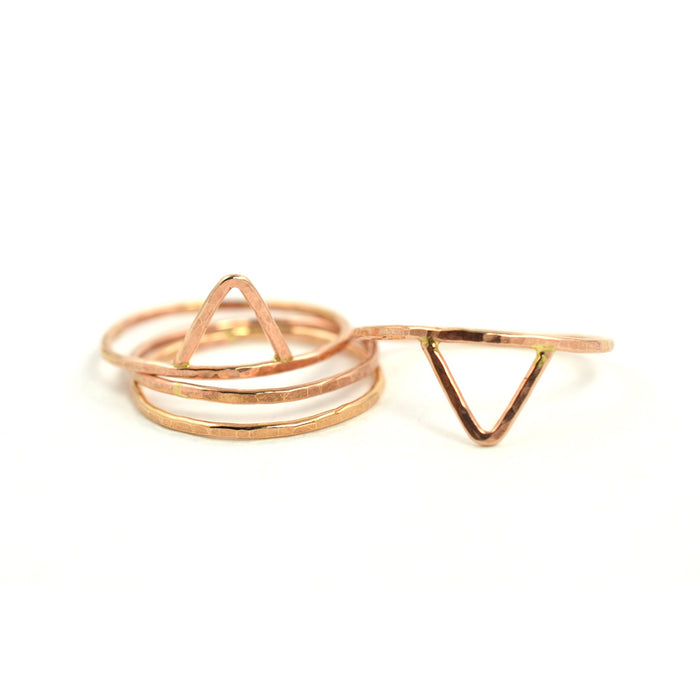 "As Above" Stacking Ring Set by Aquarian Thoughts Jewelry