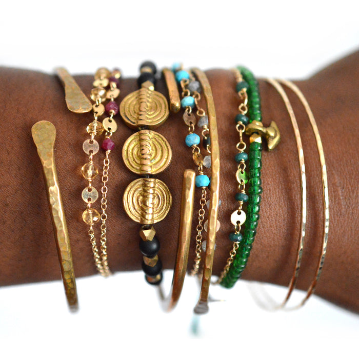 Beaded Sequin Bracelet by Aquarian Thoughts Jewelry
