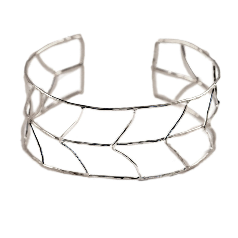 Organic Chevron Cuff Bracelet