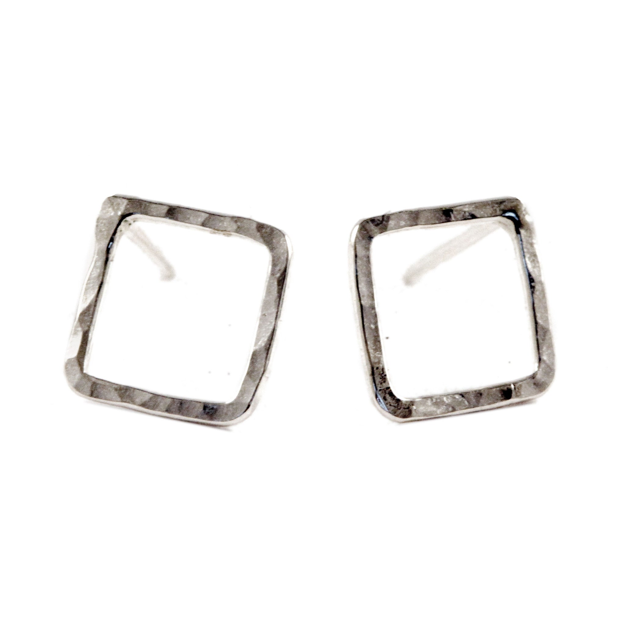 diamond stud earrings, aquarian thoughts jewelry