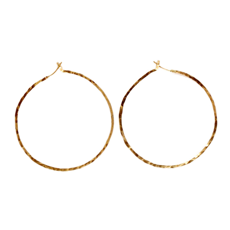 skinny hoop earrings, aquarian thoughts jewelry