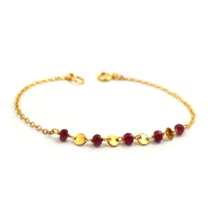 Beaded Sequin Bracelet by Aquarian Thoughts Jewelry