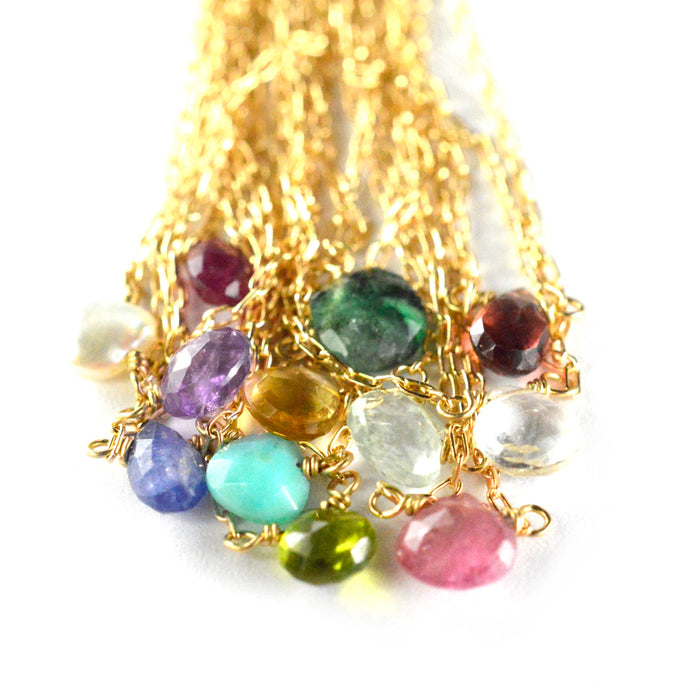 Petite Gemstone Necklace