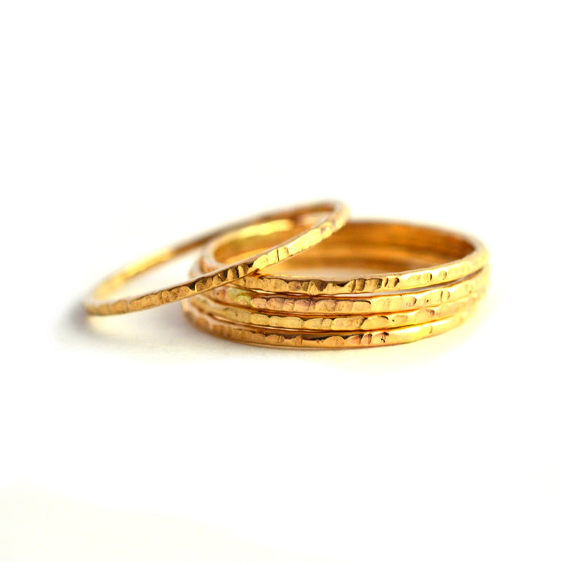 Gold Fill Stacking Ring by Aquarian Thoughts Jewelry