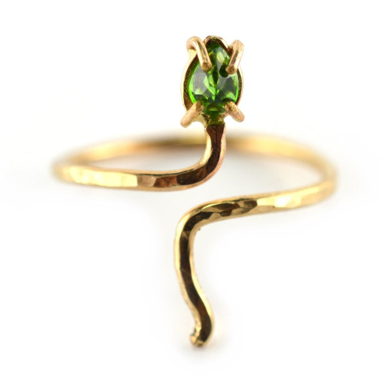 Bejeweled Serpent Ring