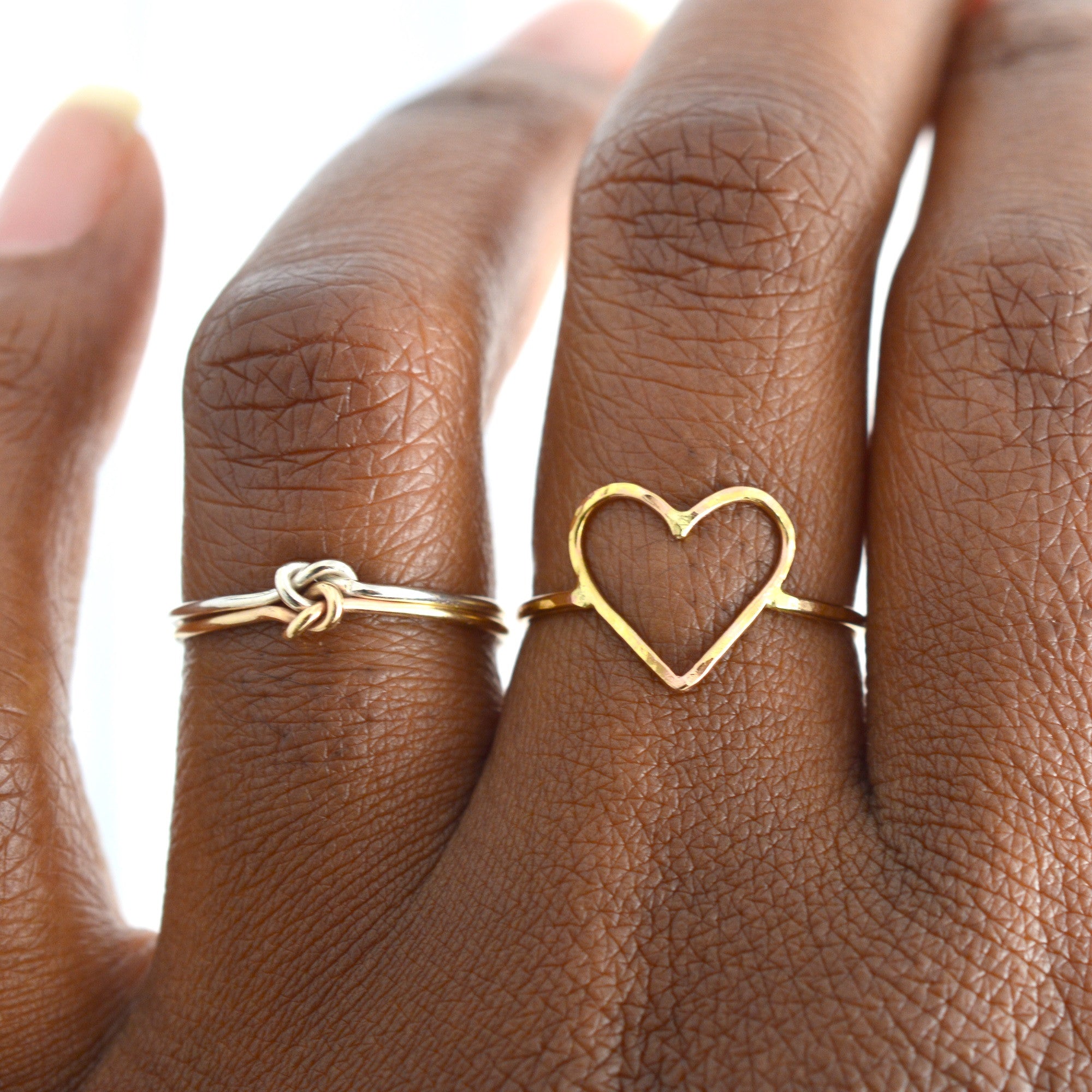 Handmade Solid Gold Heart Ring By Alison Moore Designs |  notonthehighstreet.com