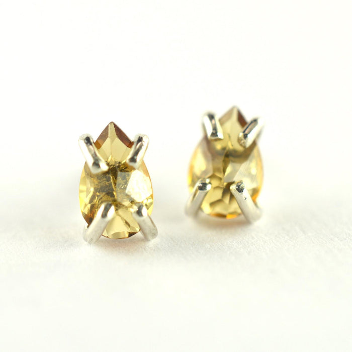Yellow Tourmaline Earrings
