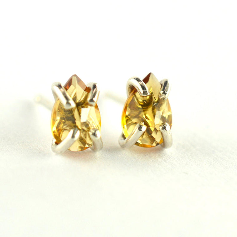 Yellow Tourmaline Earrings