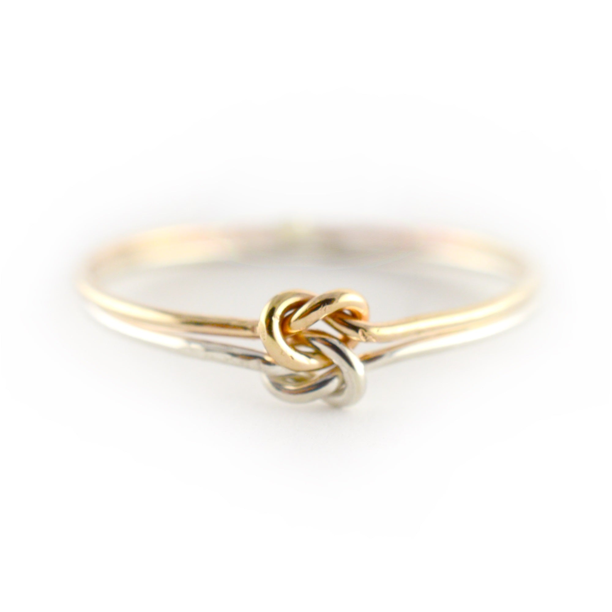 Double Strand Forget Me Knot Ring