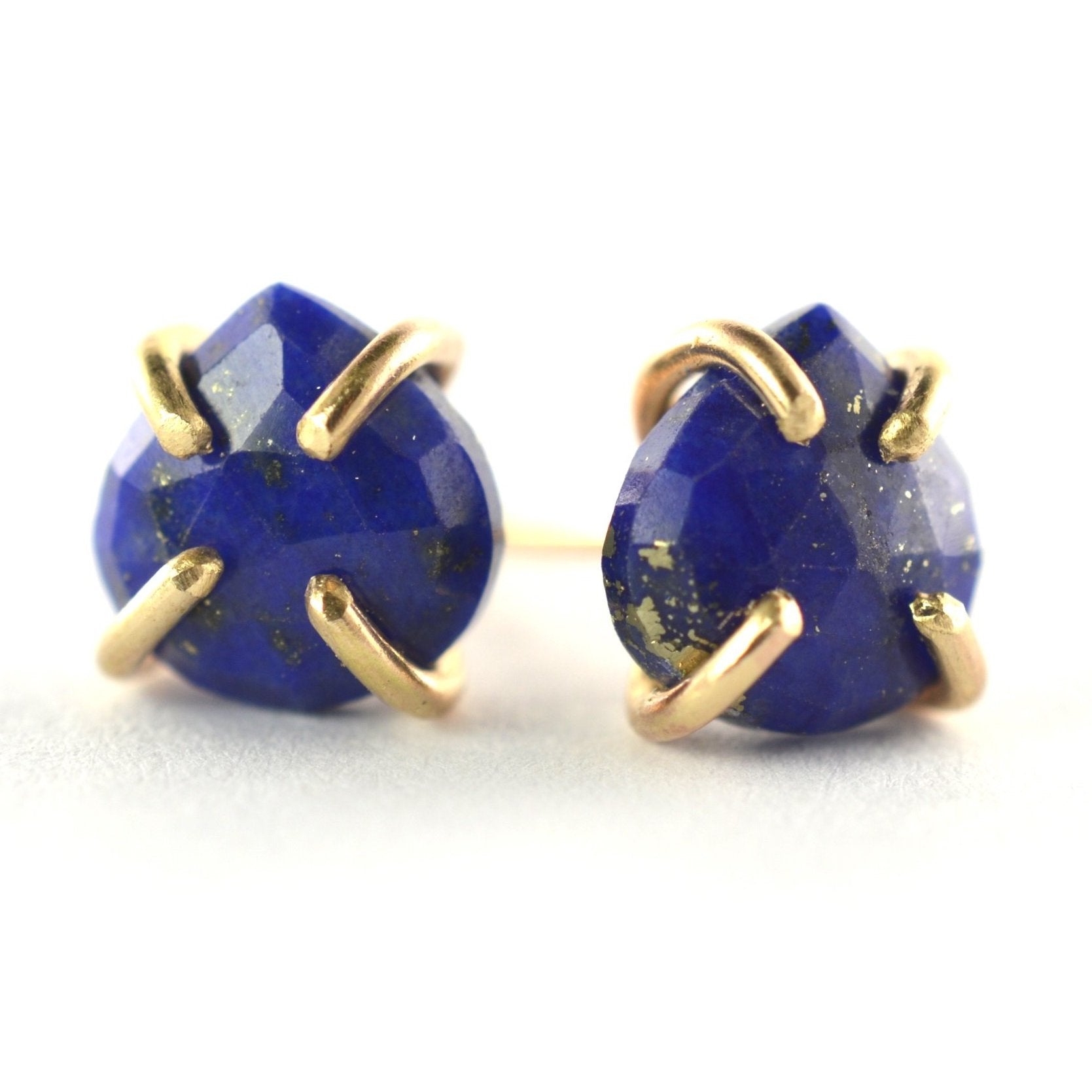 Lapis Stud Earrings