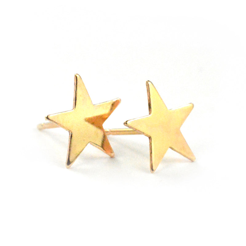 Tiny Star Stud Earrings
