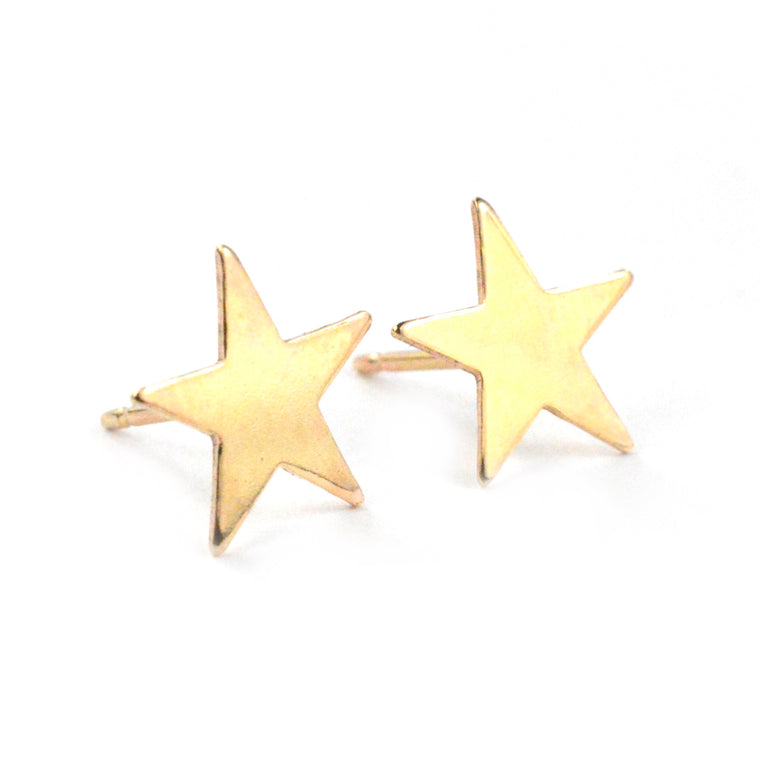 Tiny Star Stud Earrings