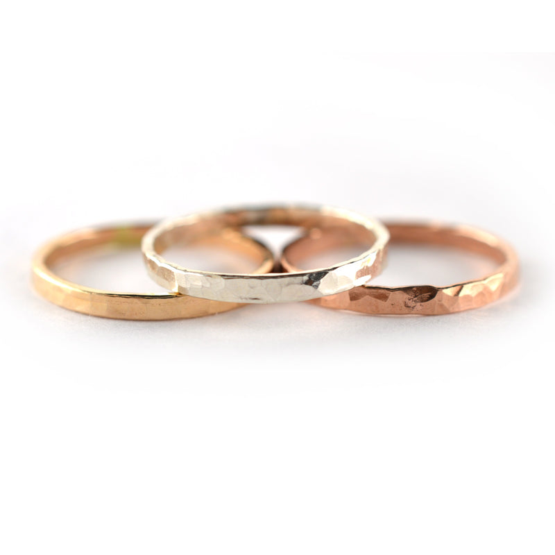 Thick Stackable Ring- Single Ring