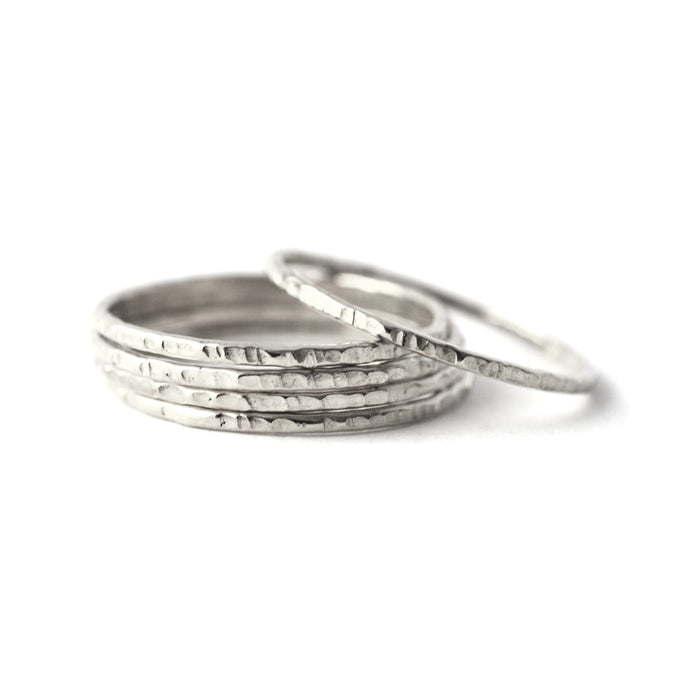 Silver Stacking Ring by Aquarian Thoughts Jewelry
