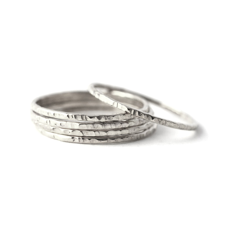 Silver Stacking Ring by Aquarian Thoughts Jewelry