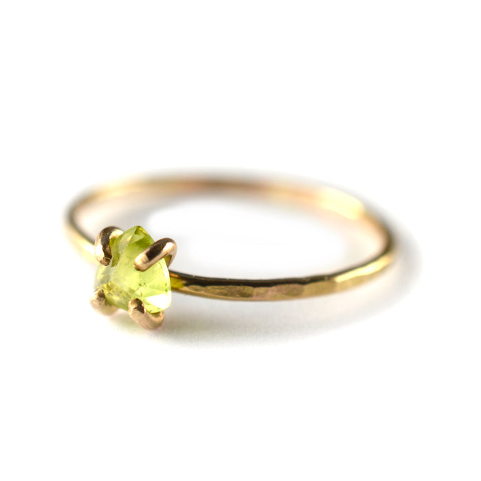 Trillion Cut Gemstone Ring